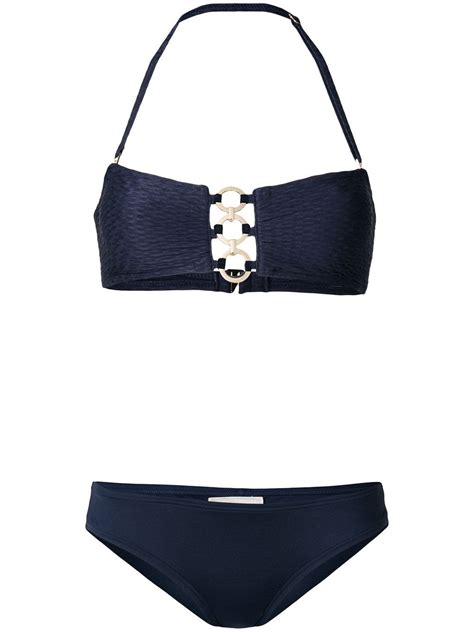 michael kors bandeau swimsuit|Women's Designer Swimwear .